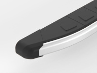 Пороги-подножки Alyans для MERCEDES-BENZ X-CLASS I 2017+ г.в. от турецкого производителя Can Auto. Размер подножки: 194-206 см. Silver. Артикул: MERX.47.0000